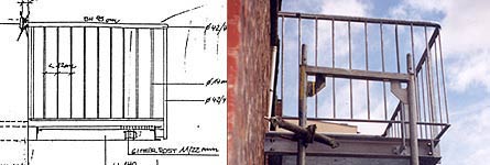 Freitragender Balkon