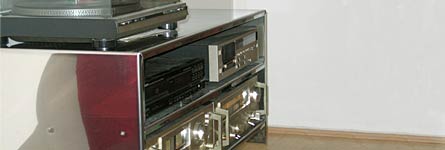 HIFI Rack aus Edelstahl