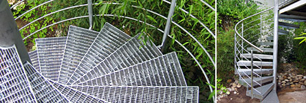 spindeltreppe terrasse